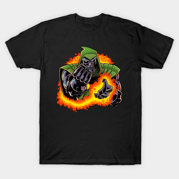 Doctor Doom T-Shirt by tommartinart